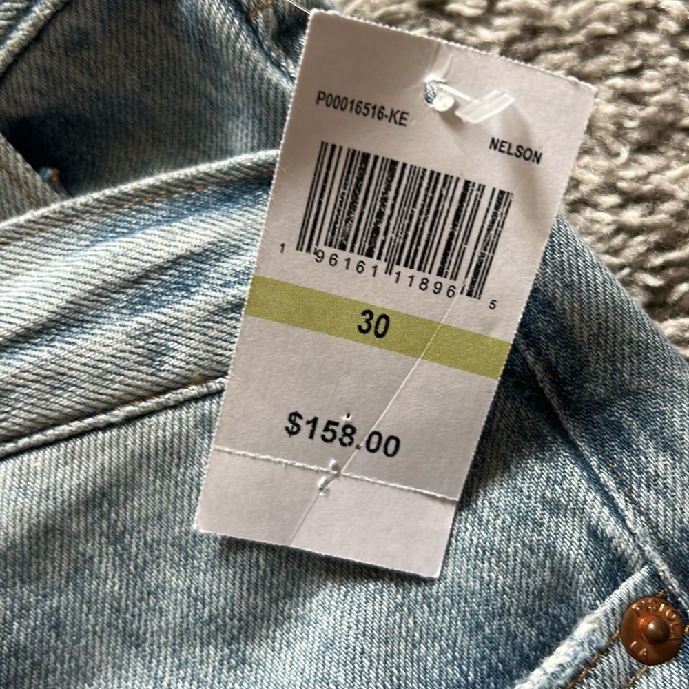 NWT Pistola Bobbie Jean IN Nelson Wash with Crossover Waist, Size 30 - Picture 7 of 14